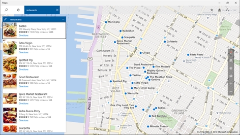 Windows Maps Screenshot