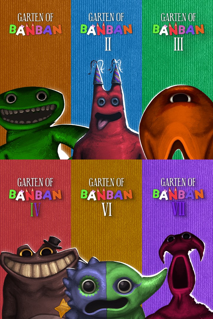 Garten of Banban Bundle: 1 + 2 + 3 + 4 + 6 + 7