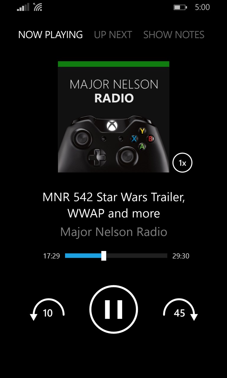 Pocket Casts for Windows 10 Mobile