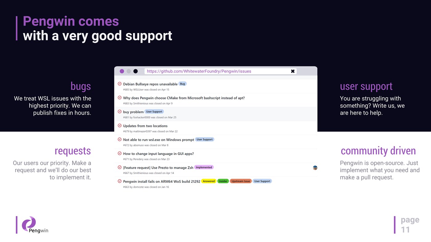#9. Pengwin (Windows) By: Whitewater Foundry