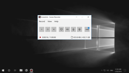 screen recorder for pc free download windows 10