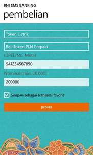 BNI SMS Banking screenshot 5