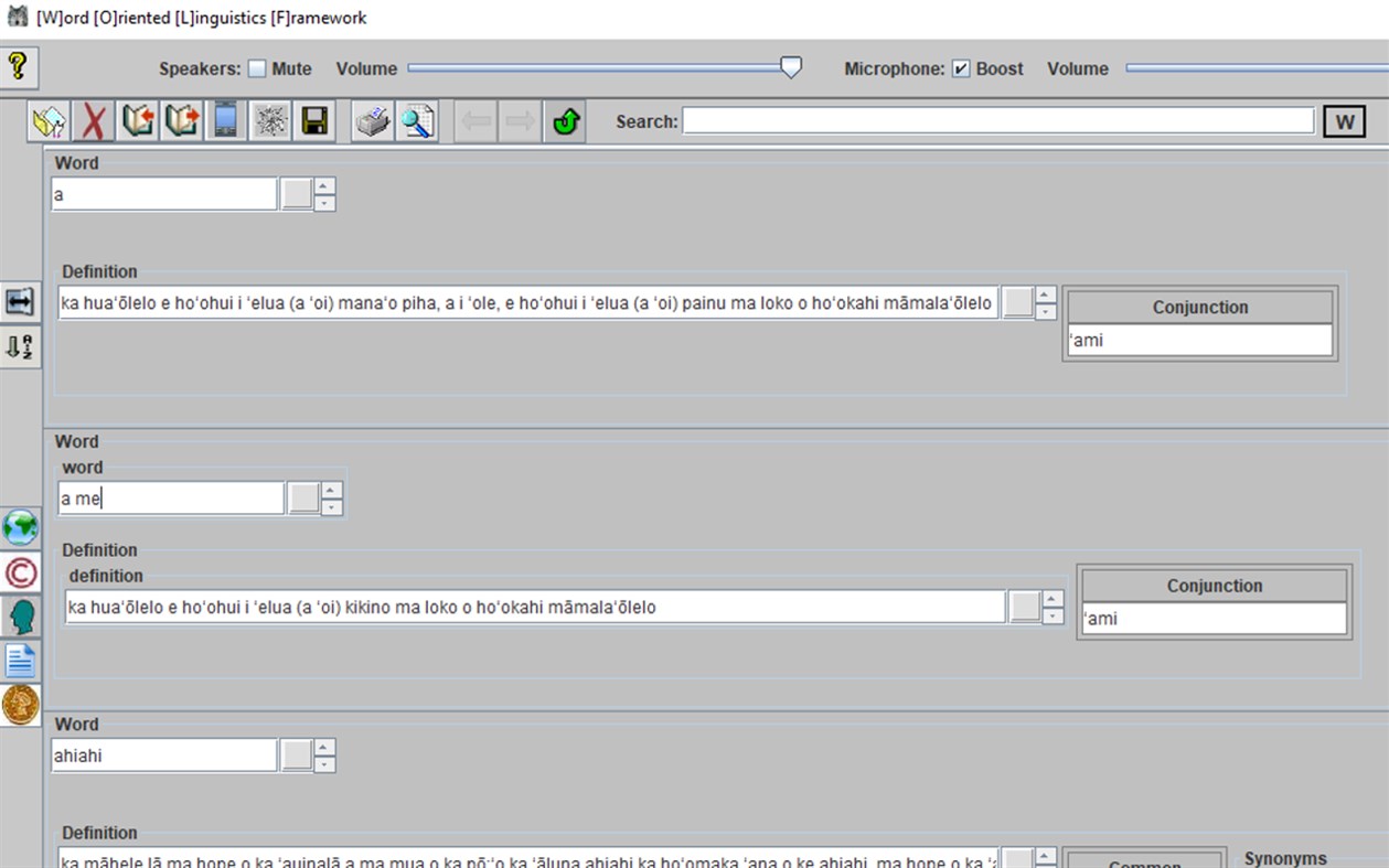 #1. Word Oriented Linguistics Framework (Windows) 由: Acorns Linguistics