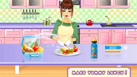 Mommy's Busy Day - House Cleaning & Laundry Washing Kids Game screenshot 2