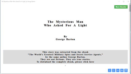 The Mysterious Man Who Asked For A Light, by George Barton screenshot 3