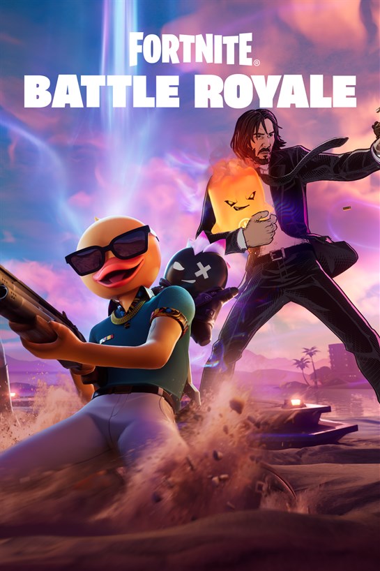 Foto en caja de Fortnite Battle Royale