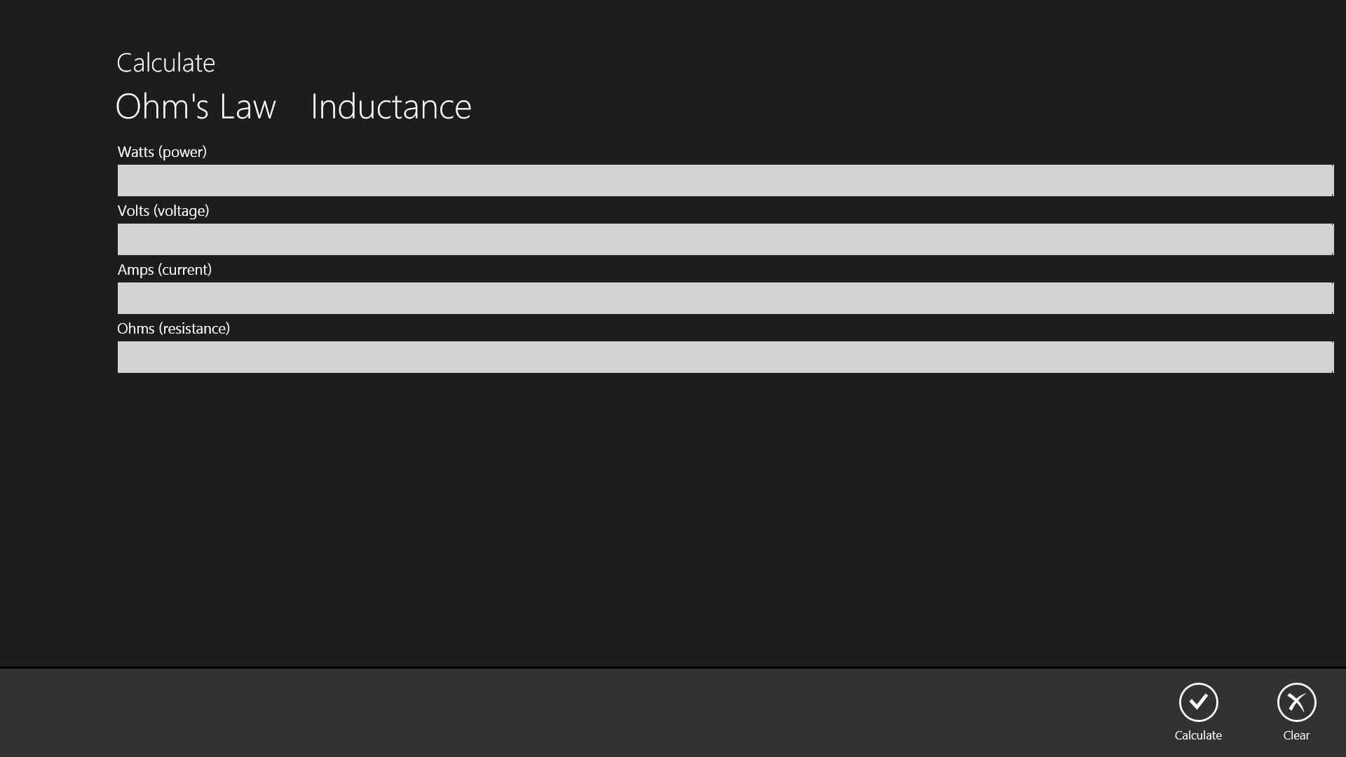Ohm's Law for Windows 10