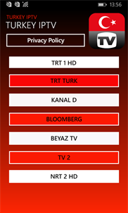 Turkey IPTV screenshot 1