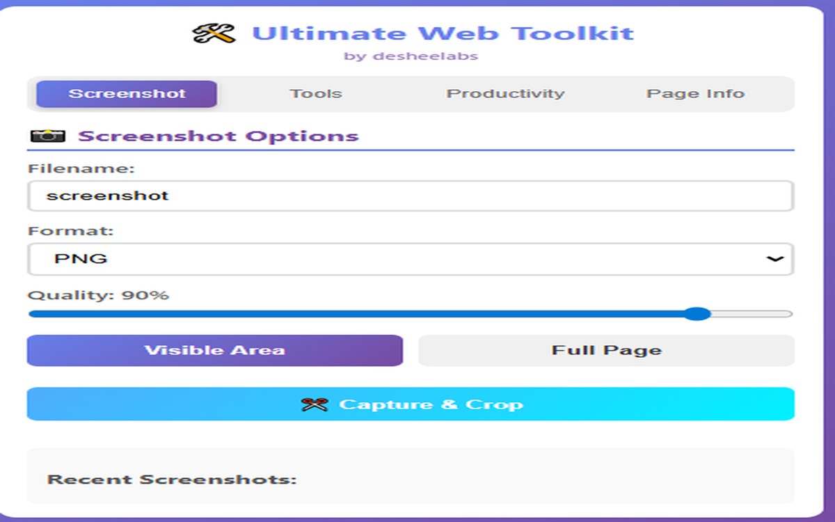 Ultimate Web Toolkit - desheelabs
