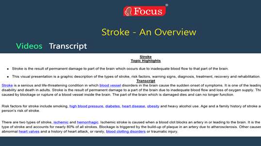 Stroke - An Overview screenshot 3