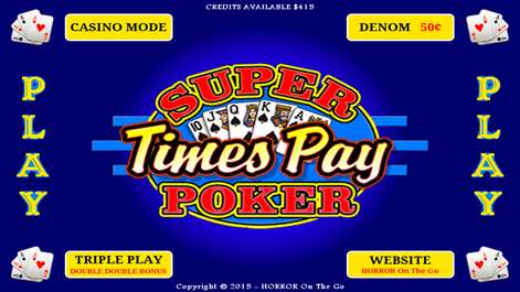 Super Times Pay Poker Screenshots 1