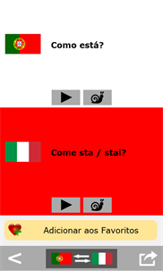 Portuguese to Italian phrasebook screenshot 3
