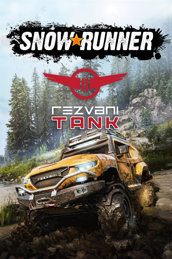 SnowRunner - Rezvani Tank (Windows) Xbox Series X|S and Xbox One cover art