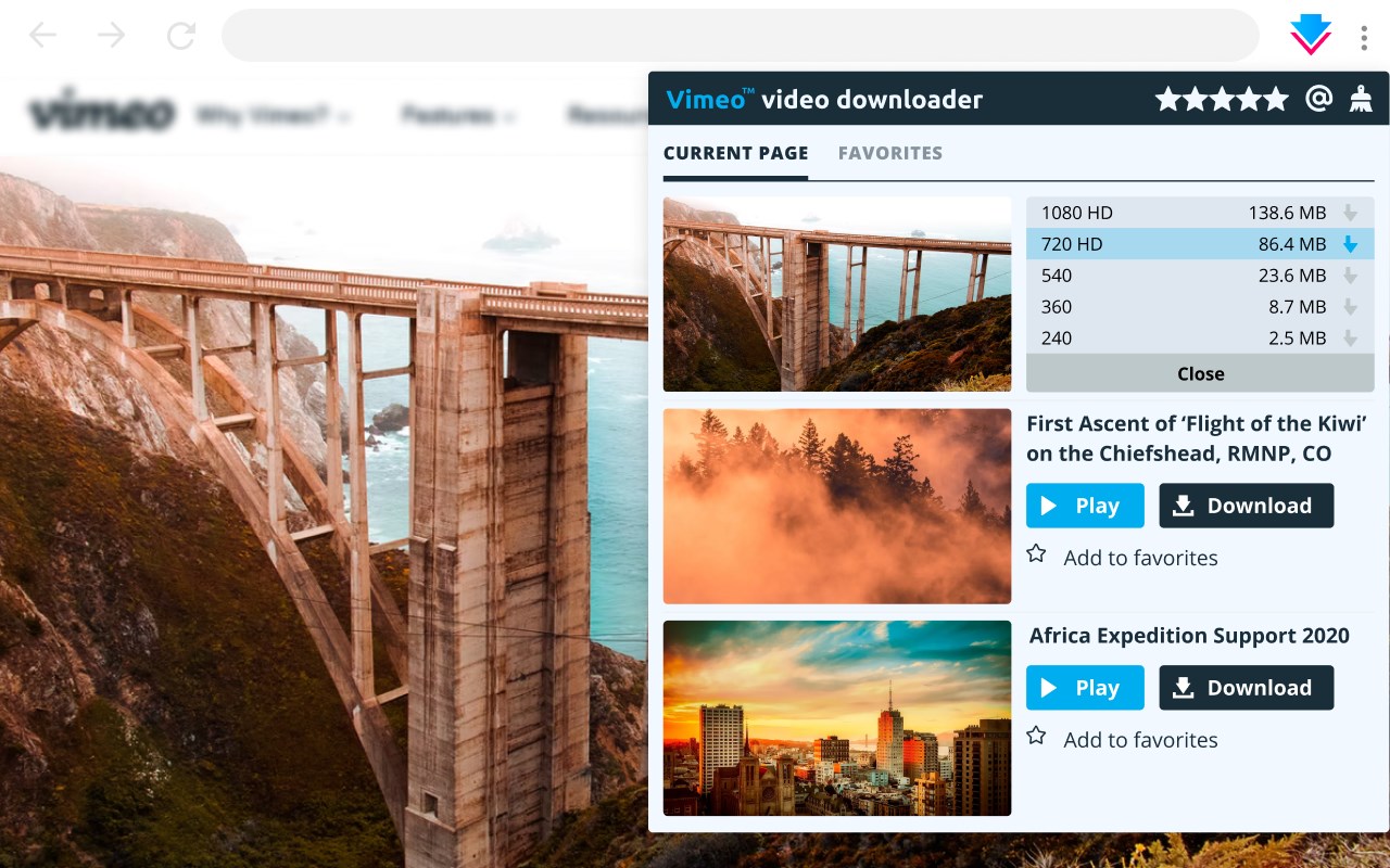 Downloader for Vimeo