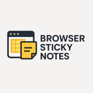Browser Sticky Notes - Notes, Table & More icon