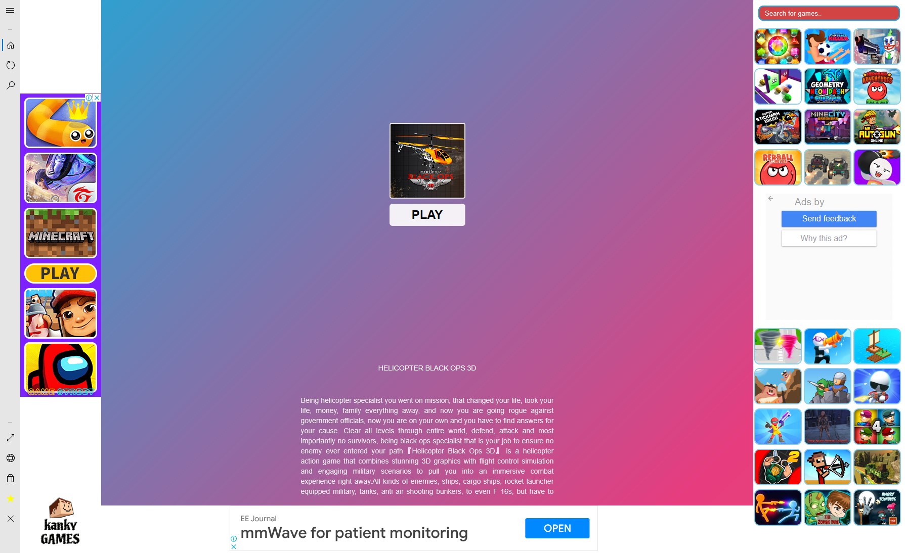 Screenshot 1 Helicopter Black Ops 3D windows