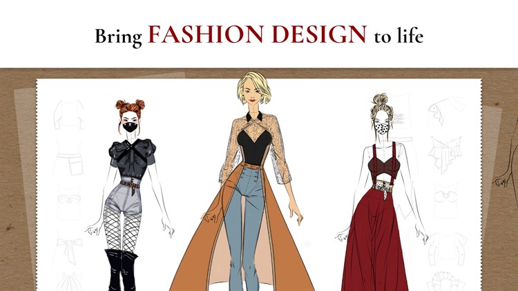Fashionista Sketchbook - Clothes illustrations - PC - (Windows)