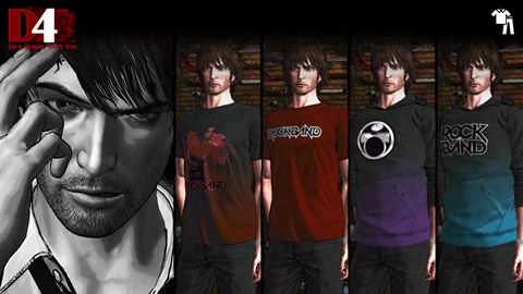 Conjunto de Roupas ROCK BAND para D4: Dark Dreams Don't Die