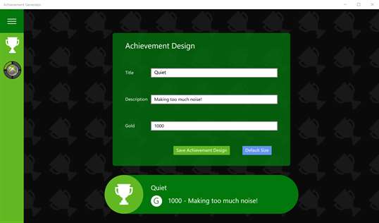 AchievementGenerator screenshot 1