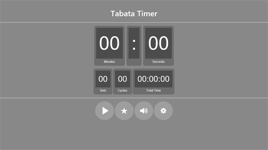 Tabata Workout Interval Timer screenshot 1