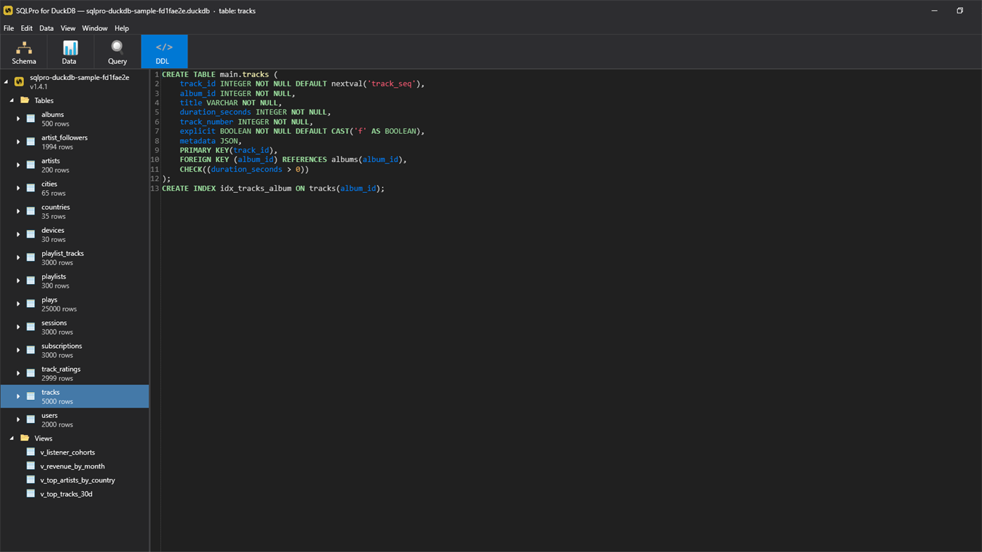 #6. SQLPro for DuckDB (Windows) Oleh: Hankinsoft Development Inc