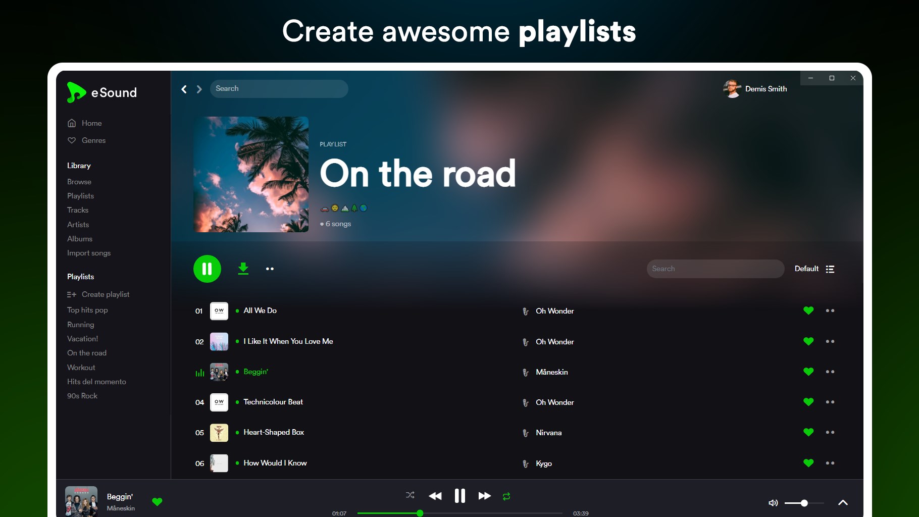 eSound Music screenshot