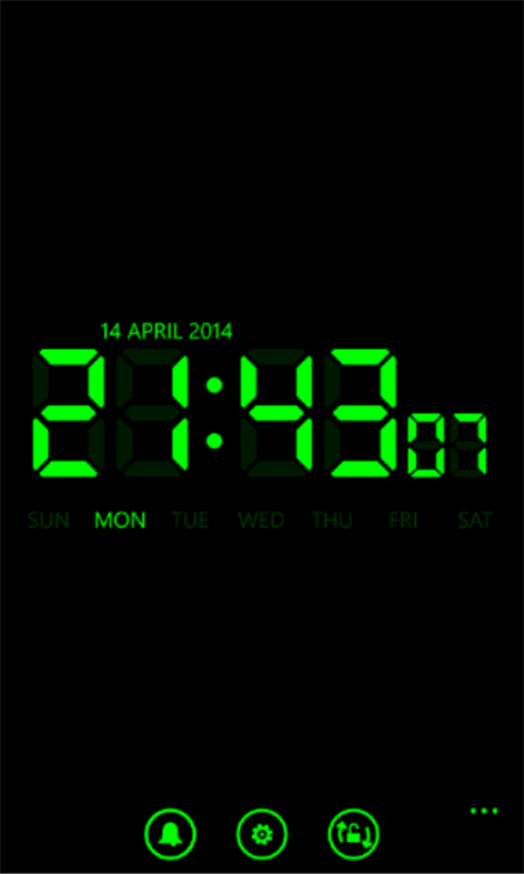 Night Stand Clock for Lumia Screenshots 2
