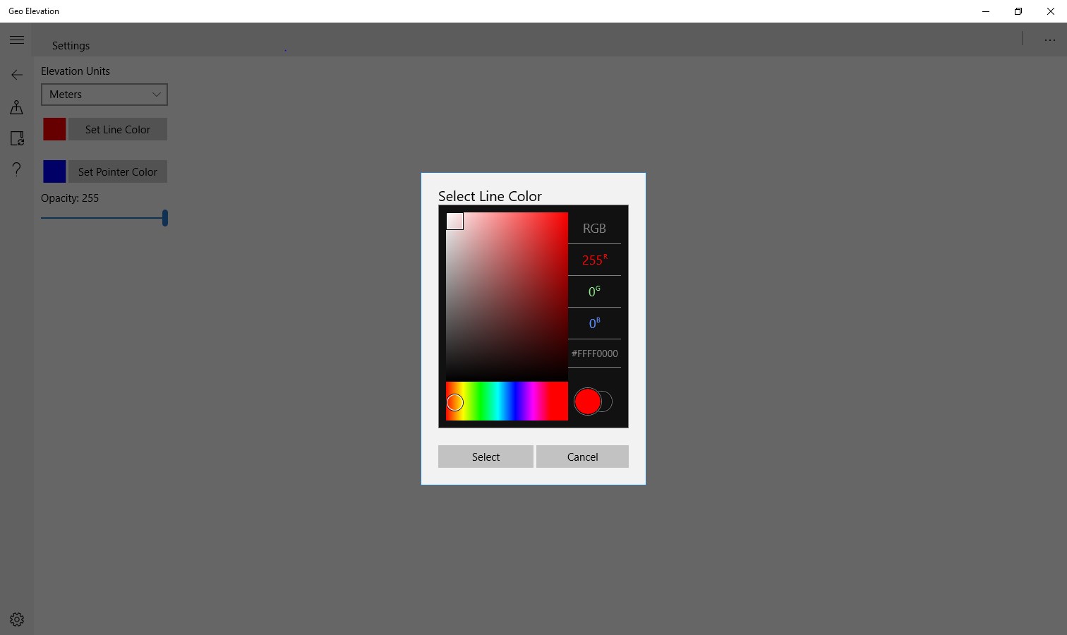 Geo Elevation Map Elevation Chart Creator for Windows 10