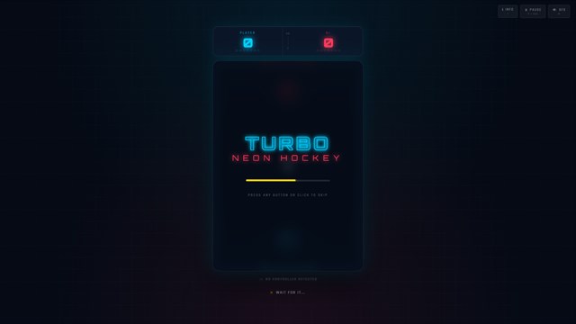 Turbo Neon Hockey screenshot 1