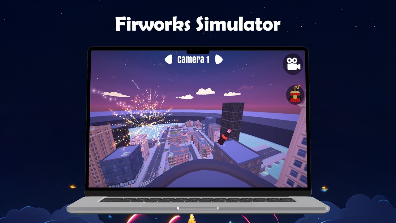 Fireworks Simulator 3D screenshot 2