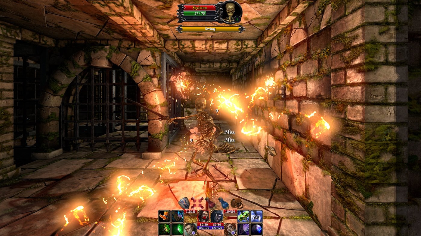 #1. The Fall of the Dungeon Guardians (Windows) Podle: Mana Games