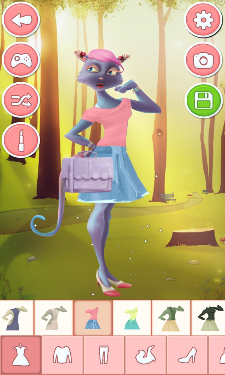 Fashion designer dress up animal games for kids for Windows 10 Mobile