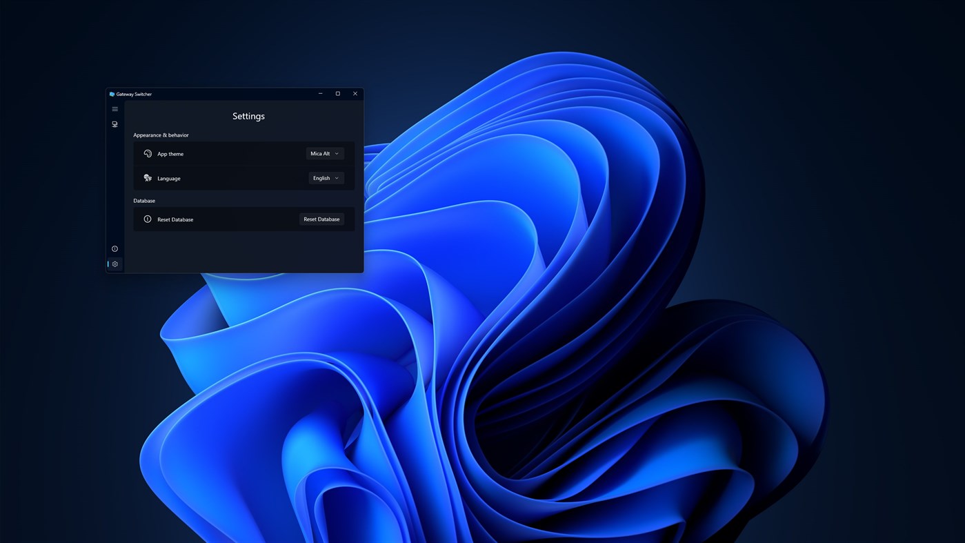 #4. Gateway Switcher (Windows) 由: SI Xiaolong