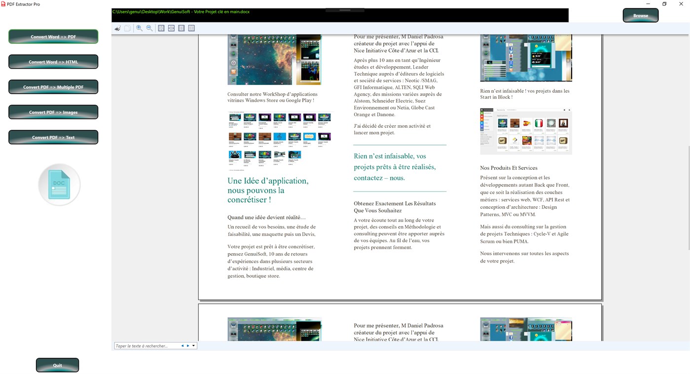#2. PDF Extractor Pro (Windows) بواسطة: GenuiSoft IT