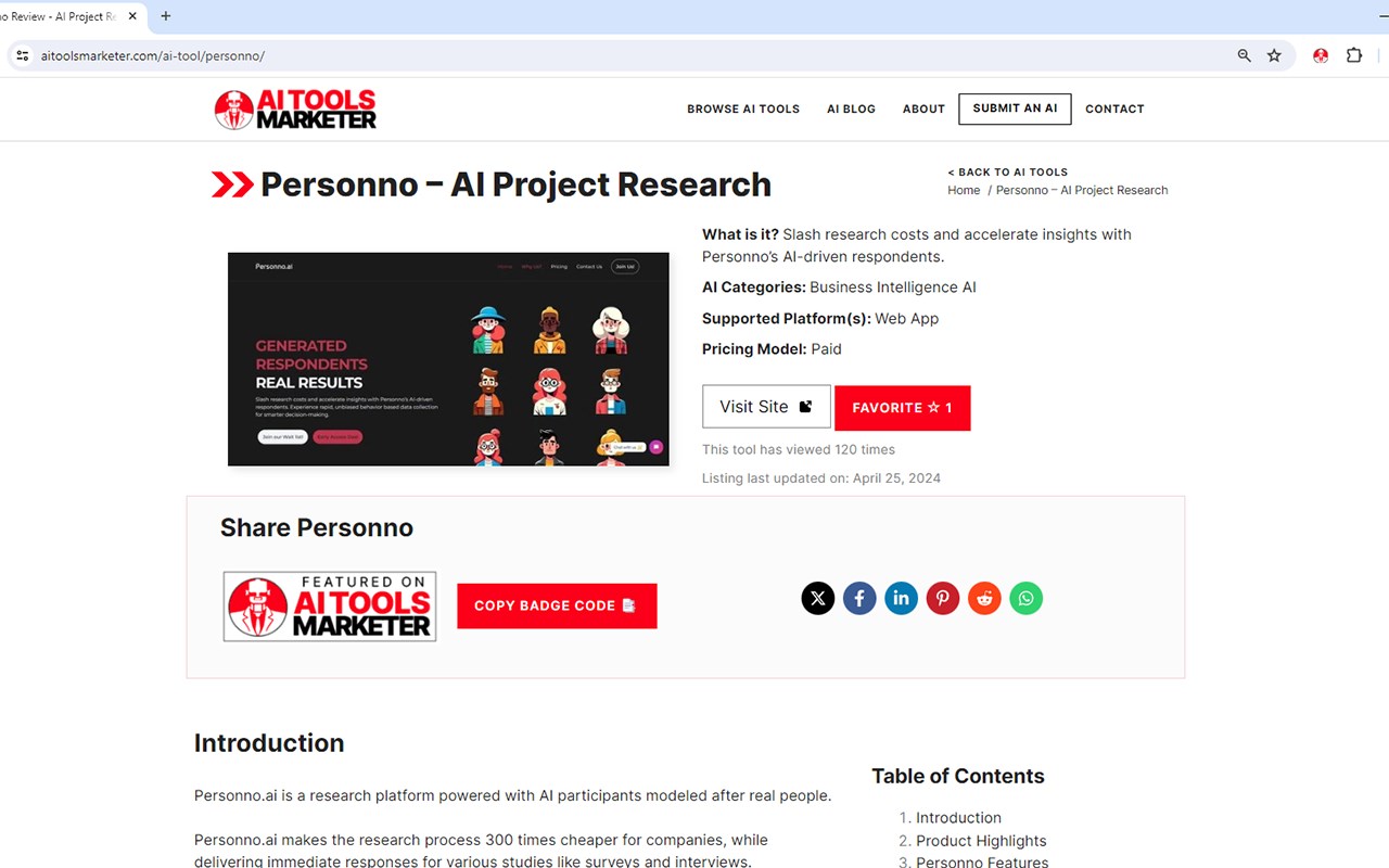 AI Tools Marketer - Find Best AI tools