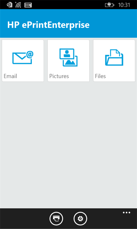 HP ePrint Enterprise Screenshots 1