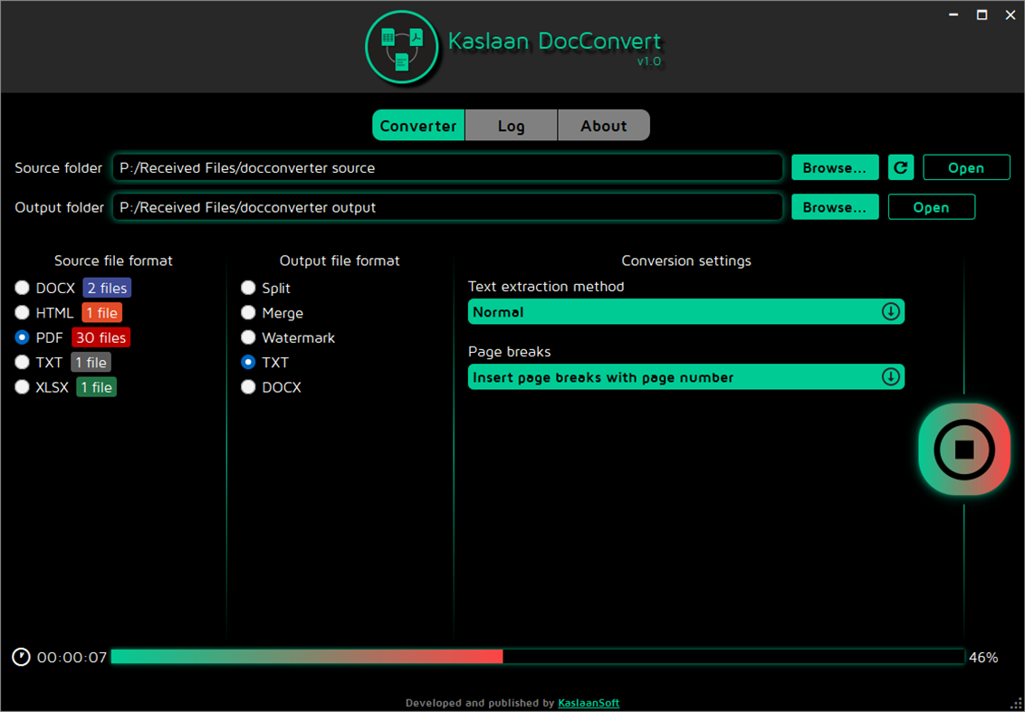 #1. Kaslaan DocConvert (Windows) Oleh: KaslaanSoft