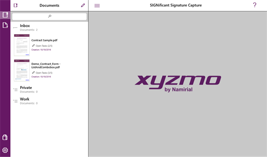 xyzmo Signature Capture screenshot 1