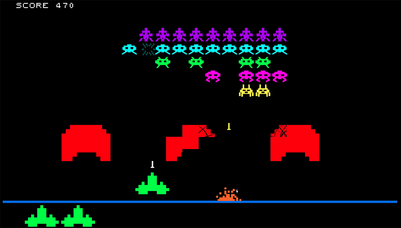 #5. Retro Invaders (Windows) Tekijänä: A-Z Computers