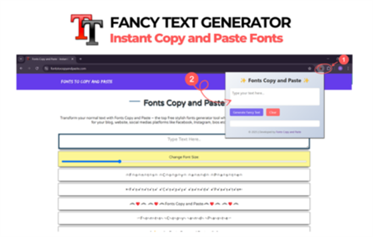 Fonts Copy and Paste — Free Fancy Text Generator