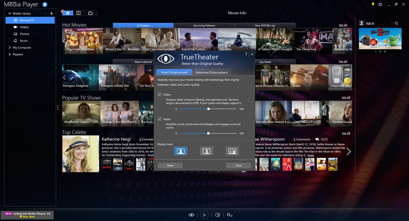#6. CyberLink Media Player 18 Essential (Windows) Door: CyberLink Corp.