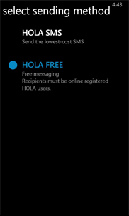 HOLA SMS screenshot 6