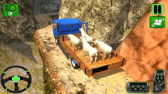 Hill Climbing Animal Transport 3d screenshot 5