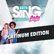 Let's Sing 2020 mit deutschen Hits Platinum Edition