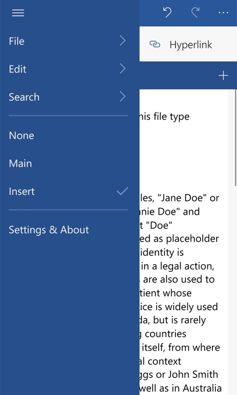 Word Files Editor for Windows 10