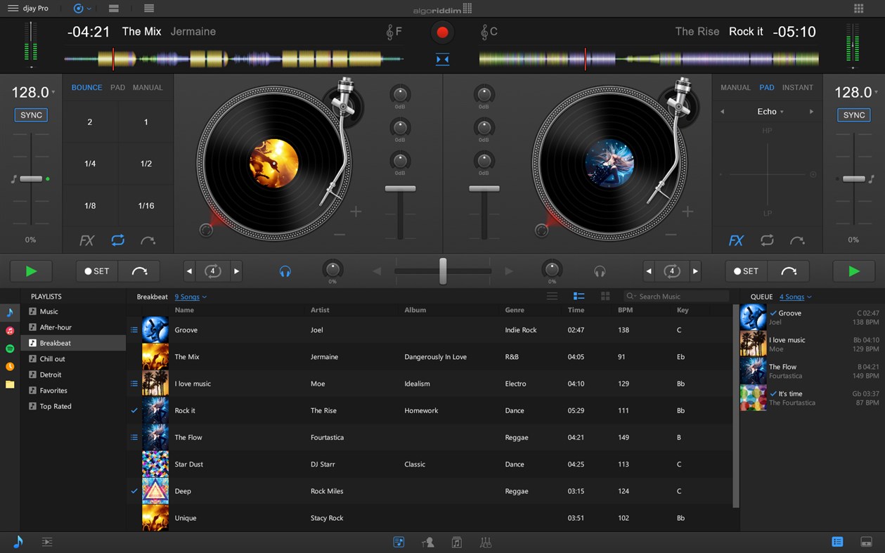 #2. djay Pro (legacy) (Windows) 由: Algoriddim