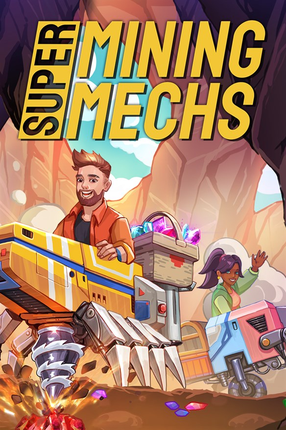 Super Mining Mechs Xbox Series X|S and Xbox One cover art