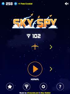 Sky Spy: Avoid Crazy Missiles screenshot 1