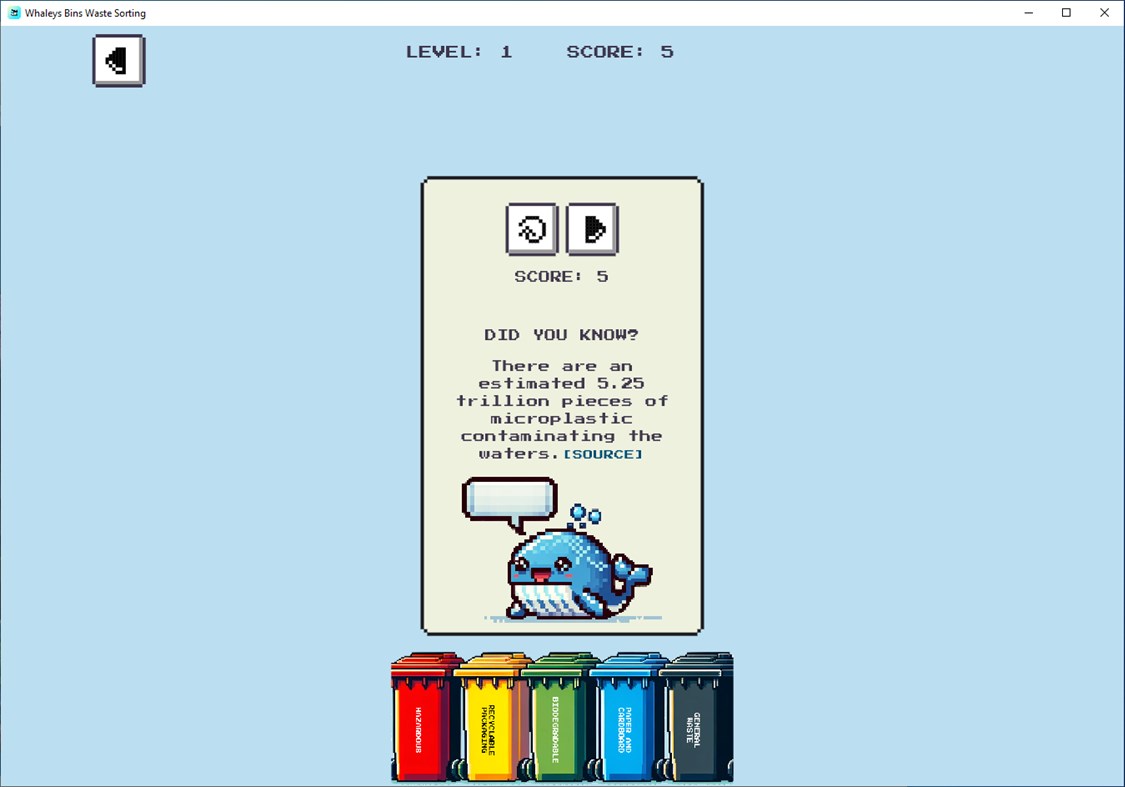 #2. Whaleys Bins Waste Sorting (Windows) Ved: Ivanna Kacevica