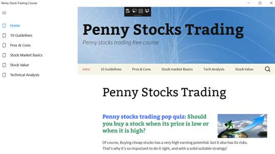 Penny Stock Trading Course screenshot 2